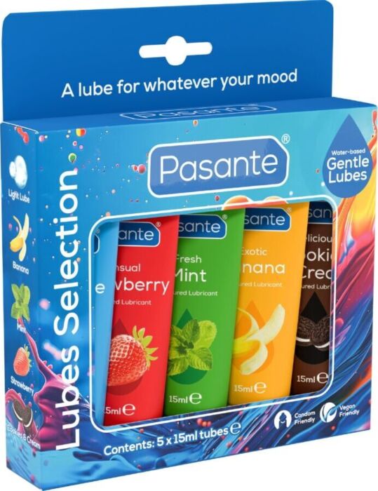 Pasante Flavoured Lubricant Mini Pack 5 x 15ml