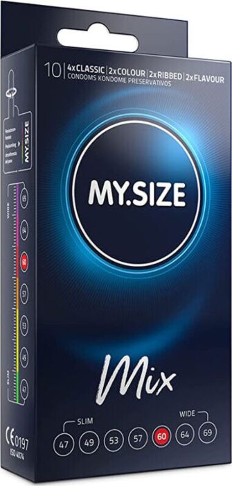 Pack My Size 60mm - 10 Condoms