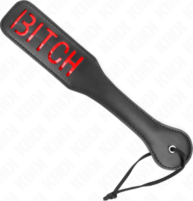 BDSM Paddle KINK Bitch Rounded Edge Red BDSM Paddle KINK Bitch Rounded Edge Red