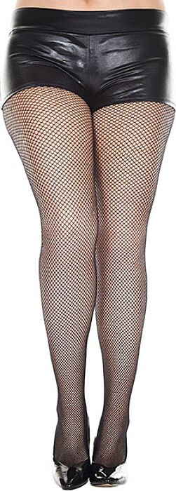Music Legs Fishnet Panties High Narrow Waist XXL