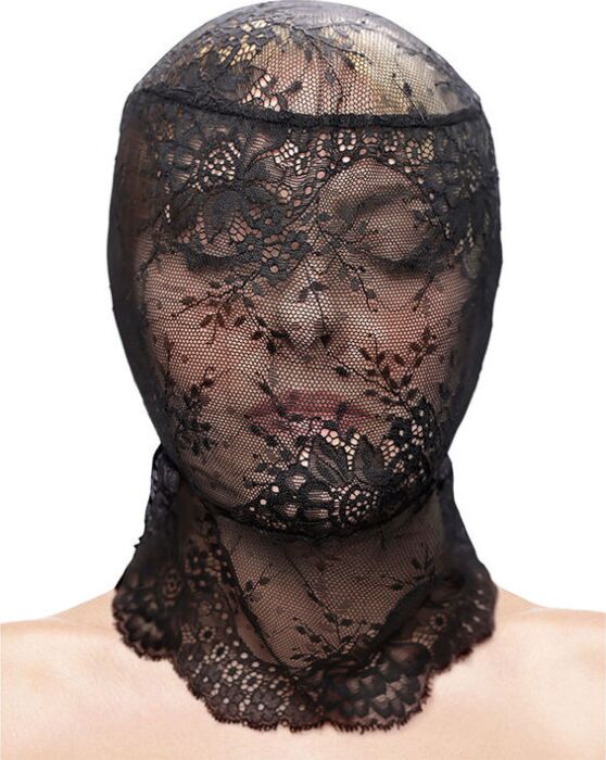 Lace Hood NS Novelties Fetish Fashion Black Lace Hood NS Novelties Fetish Fashion Black