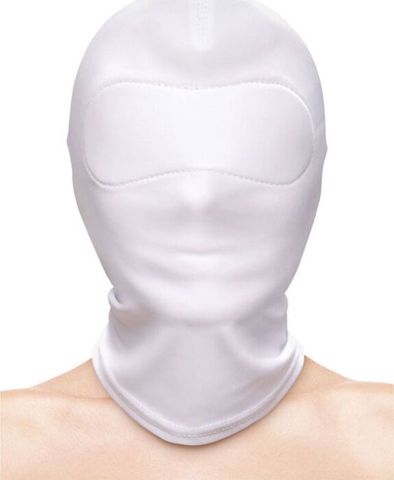 Hood NS Novelties Full Face White Nylon Mask Hood NS Novelties Full Face White Nylon Mask
