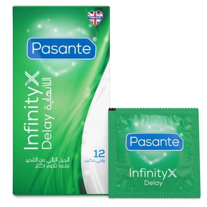 Delay Condoms Pasante Delay Infinity 12 Units Delay Condoms Pasante Delay Infinity 12 Units