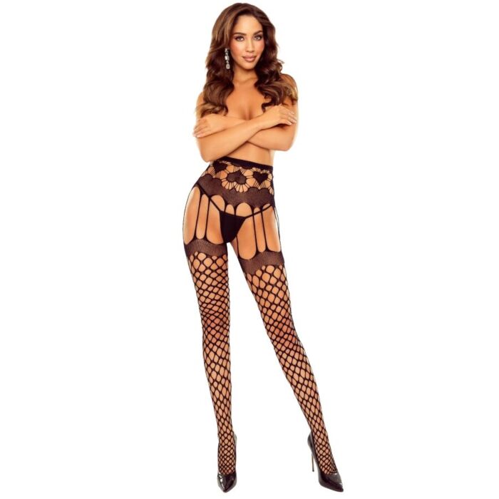 Fishnet Tights Passion S031 with Bold Open Crotch Design Fishnet Tights Passion S031 with Bold Open Crotch Design