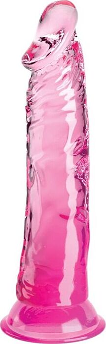 Realistic Dildo King Cock Clear 19.7cm Pink Realistic Dildo King Cock Clear 19.7cm Pink