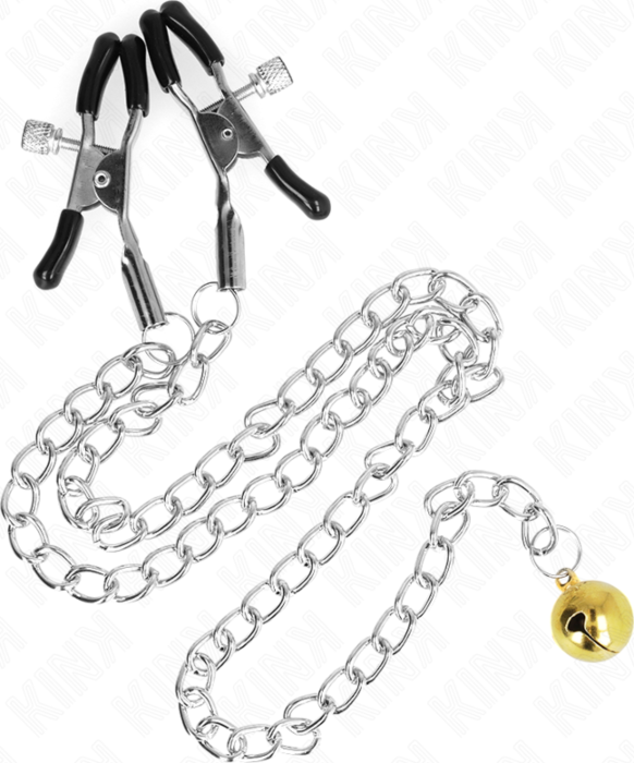 Nipple Clamps KINK Golden Bell Chain 30cm