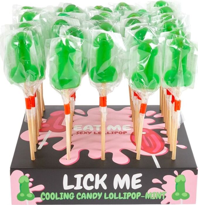 SECRETPLAY Mint Penis Candy Lollipop Display SECRETPLAY Mint Penis Candy Lollipop Display