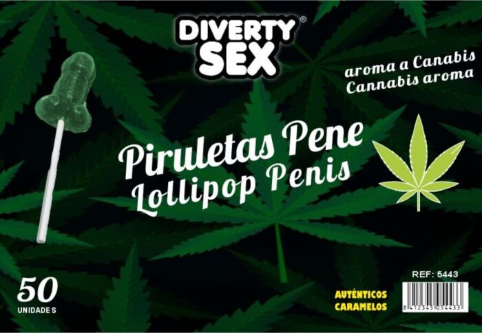 Lollipop Diablo Goloso Penis Cannabis Aroma Lollipop Diablo Goloso Penis Cannabis Aroma