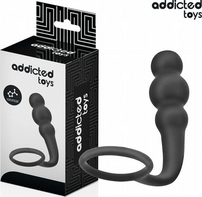 Anal Plug Addicted Toys Model 1 with Ring Anal Plug Addicted Toys Model 1 with Ring