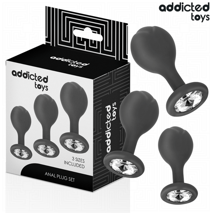 Anal Plug Set Addicted Toys Intense Pleasure