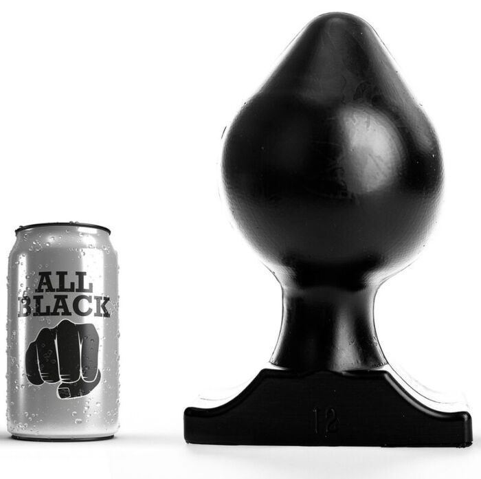 ALL BLACK Anal Plug 22.5 cm