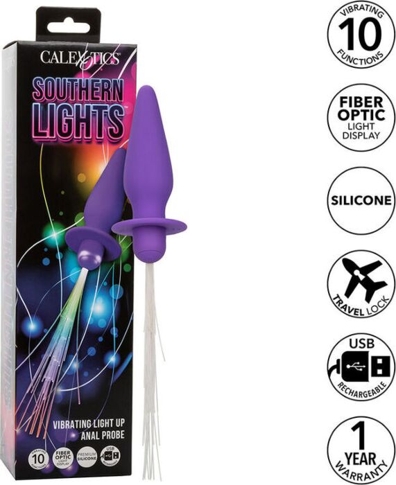 Anal Plug CalExotics Southern Lights Vibrating