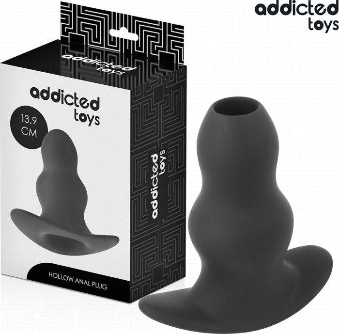 Anal Plug Addicted Toys XL Hollow Silicone