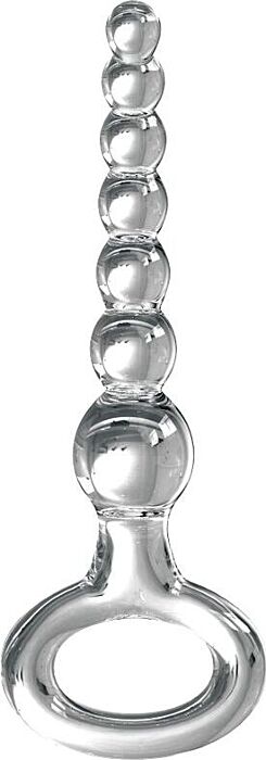 Glass Anal Plug ICICLES N. 67 - Elegant Handcrafted Design Glass Anal Plug ICICLES N. 67 - Elegant Handcrafted Design