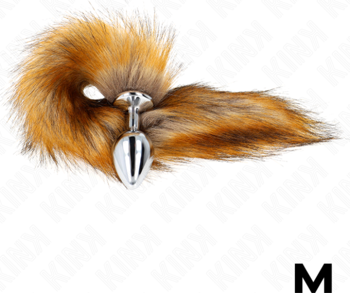 Anal Plug KINK M Size with Synthetic Tail