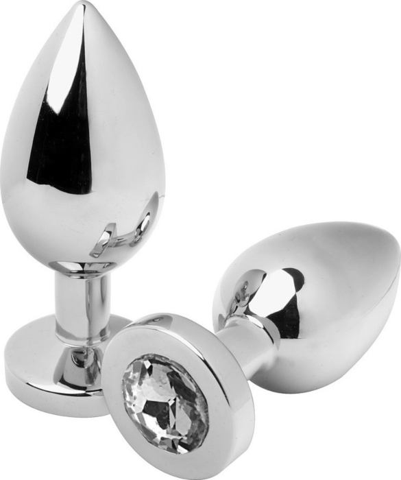 Anal Plug Metal Hard Diamond Medium