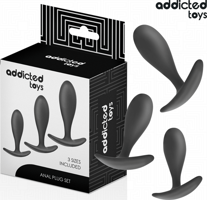 Anal Plug Set Addicted Toys Model 2 - Gradual Pleasure