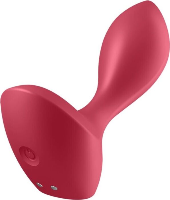 Red Velvet Anal Vibrating Plug