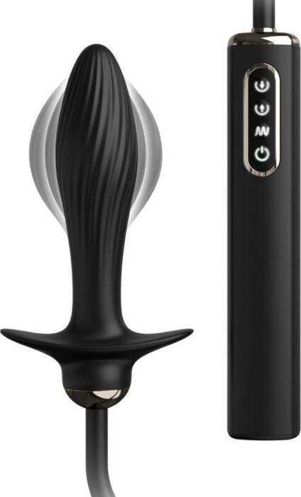 Anal Plug Inflatable Vibrator Auto-Throb - Elite Anal Plug Inflatable Vibrator Auto-Throb - Elite