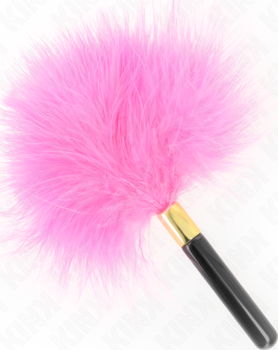 BDSM Feather Teaser KINK Gold Fuchsia 18cm
