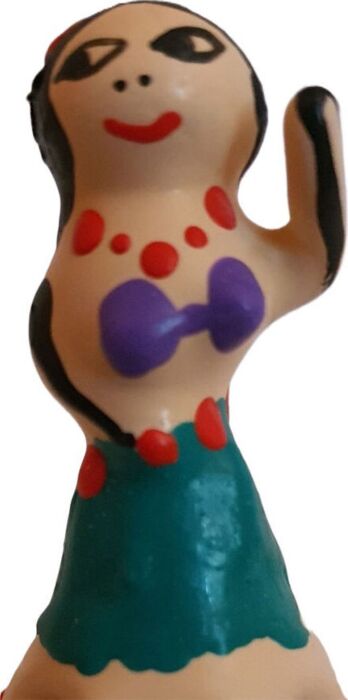 Decorative Condom Condomerie Hula Girl Hand-Painted