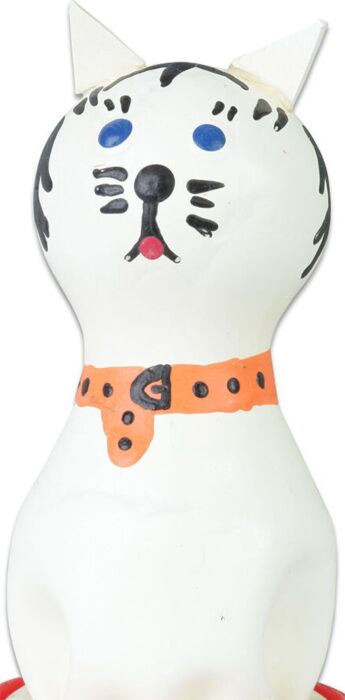 Condoms Condomerie Cat White Hand-Painted Unique