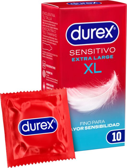 Durex XL Sensitive Condoms 10pcs