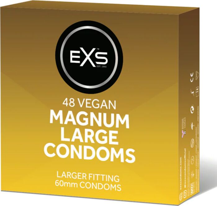 EXS Magnum 48s Wide & Long Condoms EXS Magnum 48s Wide & Long Condoms