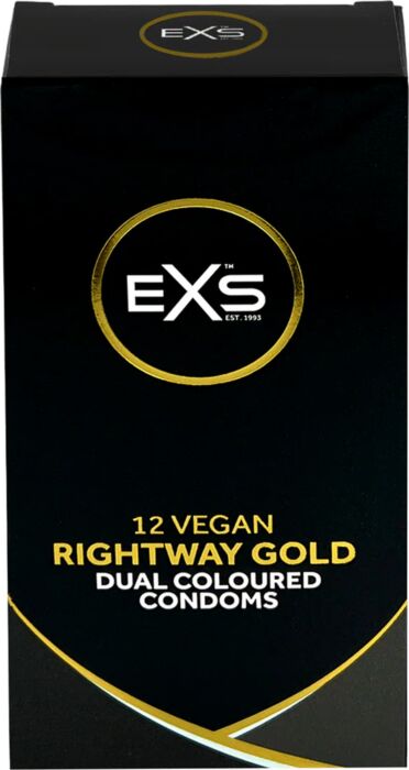 Exs Rightway Gold condoms — 12 pack