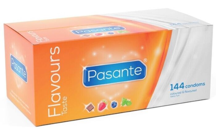 Flavoured Condoms Pasante 144 Units - Delicious Variety
