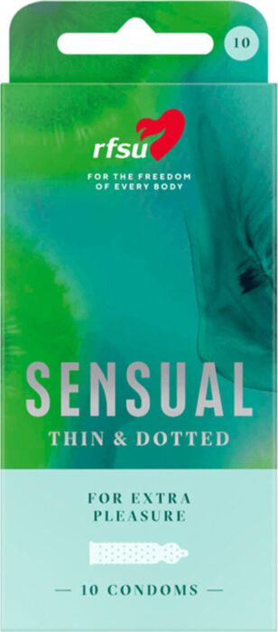 Rfsu Nakken Lubricated Dotted Condoms 10 Pack