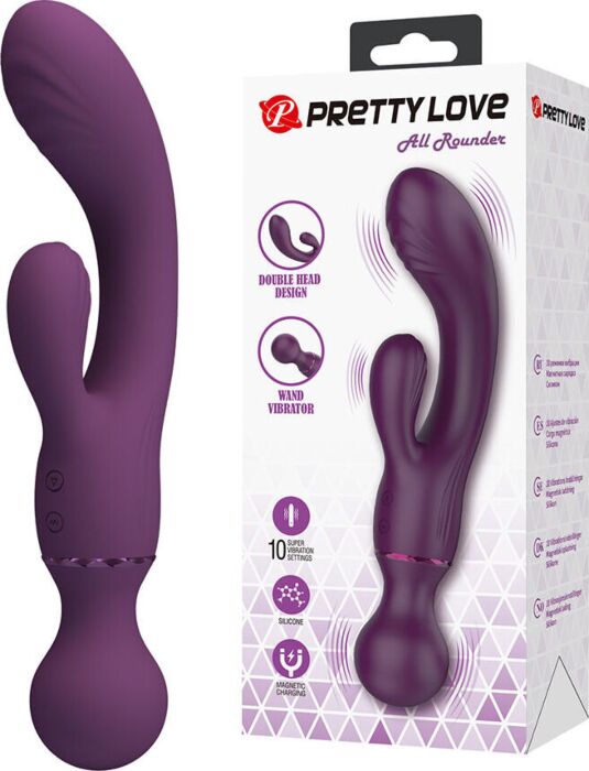 Vibrator Pretty Love Flirtation All Rounder Dual Stimulation Vibrator Pretty Love Flirtation All Rounder Dual Stimulation