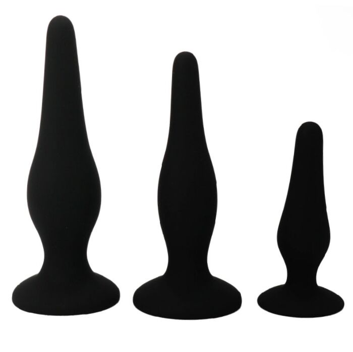 Anal Plugs Silicone Initiation Kit by Anal Toys for Beginners Anal Plugs Silicone Initiation Kit by Anal Toys for Beginners