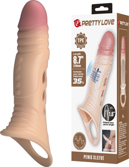 Sleeve Pretty Love Male with Integrated Vibration Sleeve Pretty Love Male with Integrated Vibration