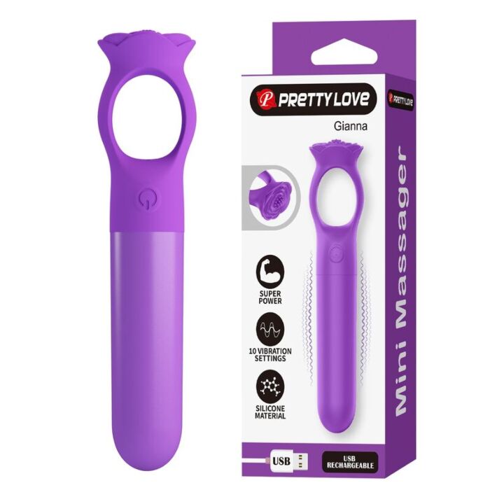 HIGH TECH Giana Rechargeable Mini Vibrator HIGH TECH Giana Rechargeable Mini Vibrator