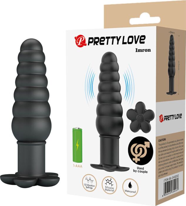 Anal Plug Vibrator Pretty Love Imron with Vibration Anal Plug Vibrator Pretty Love Imron with Vibration