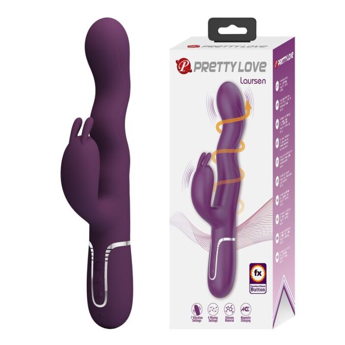 Rabbit Vibrator High Tech Loursen with Thrusting Motion Rabbit Vibrator High Tech Loursen with Thrusting Motion