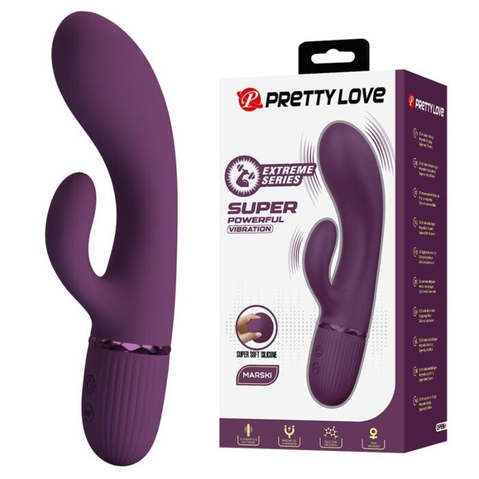 Rabbit Vibrator High Tech Margie Rechargeable with 10 Functions Rabbit Vibrator High Tech Margie Rechargeable with 10 Functions