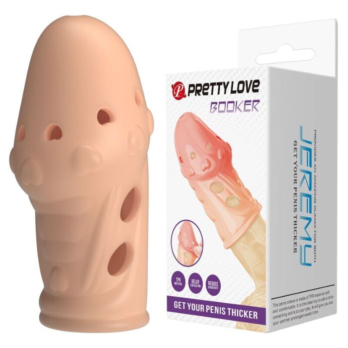 Cockring FOR HIM SOCKER Textured Penis Sleeve Cockring FOR HIM SOCKER Textured Penis Sleeve
