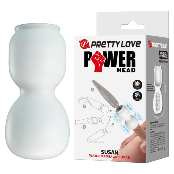 PRETTY LOVE SUSAN Power Head Wand Massager Attachment PRETTY LOVE SUSAN Power Head Wand Massager Attachment