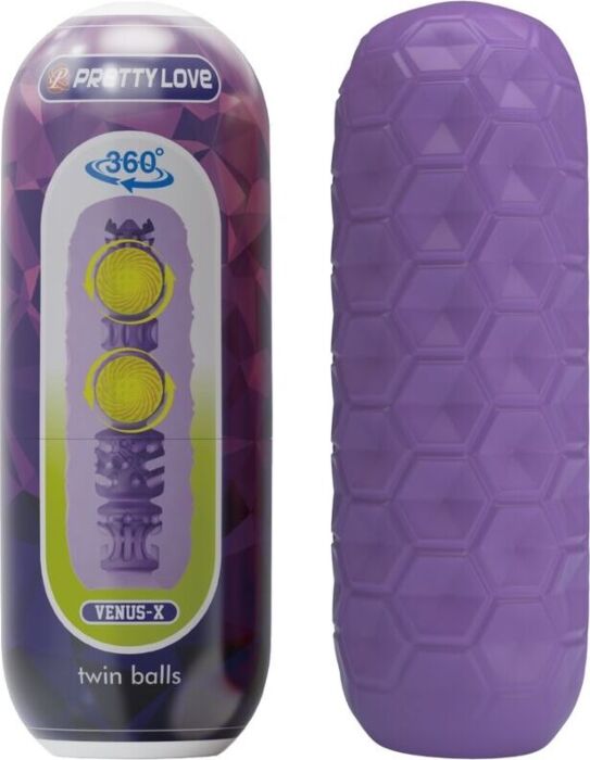 Masturbator Pretty Love Twin Balls with Unique Internal Sensations Masturbator Pretty Love Twin Balls with Unique Internal Sensations