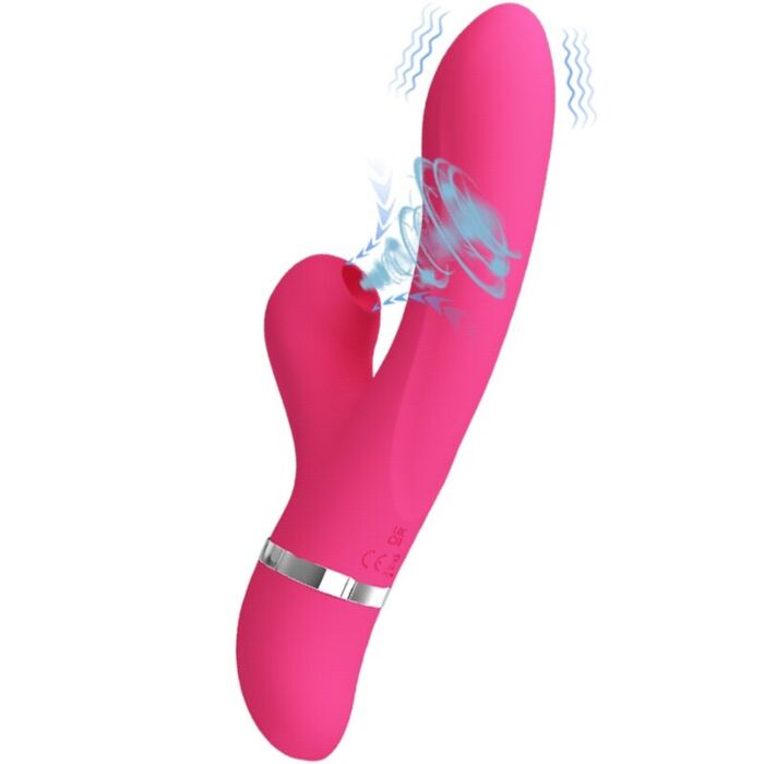 Rabbit Vibrator Pretty Love Willow with Clitoral Suction Rabbit Vibrator Pretty Love Willow with Clitoral Suction