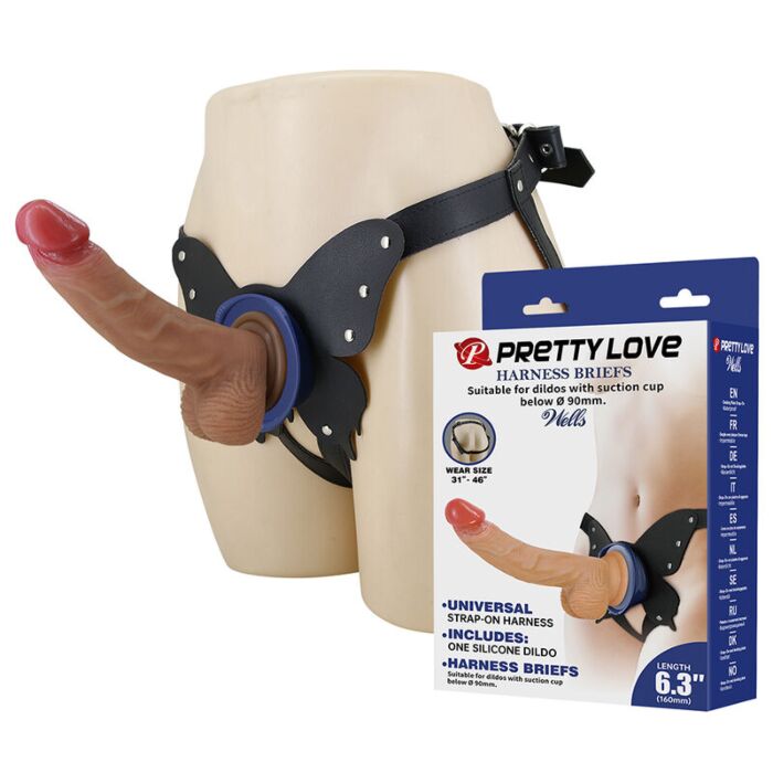 PRETTY LOVE YETI Strap-On Harness Dildo PRETTY LOVE YETI Strap-On Harness Dildo