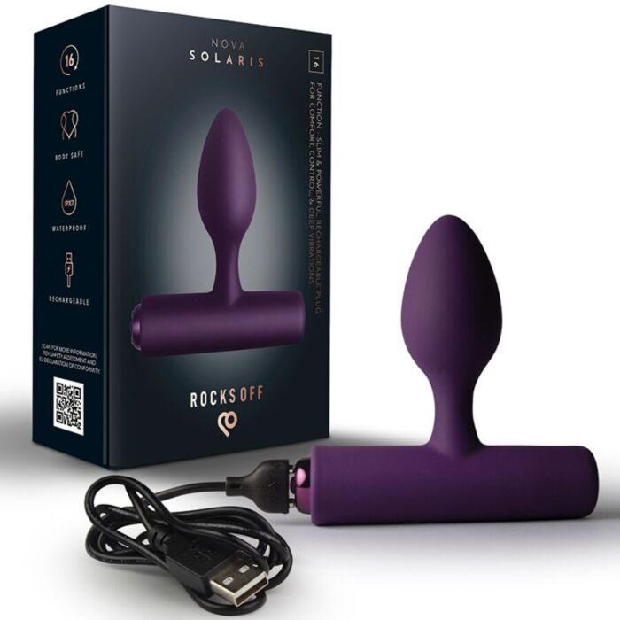 Anal Plug Rocks-Off Nova Solaris Slim and Powerful Anal Plug Rocks-Off Nova Solaris Slim and Powerful