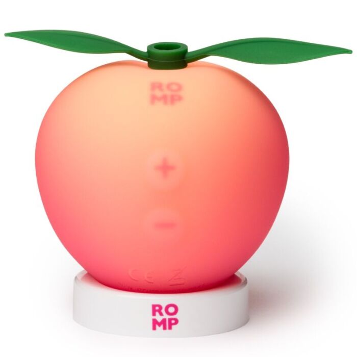 Suction ROMP Pink Peach Clitoral Suction with Ergonomic Design Suction ROMP Pink Peach Clitoral Suction with Ergonomic Design