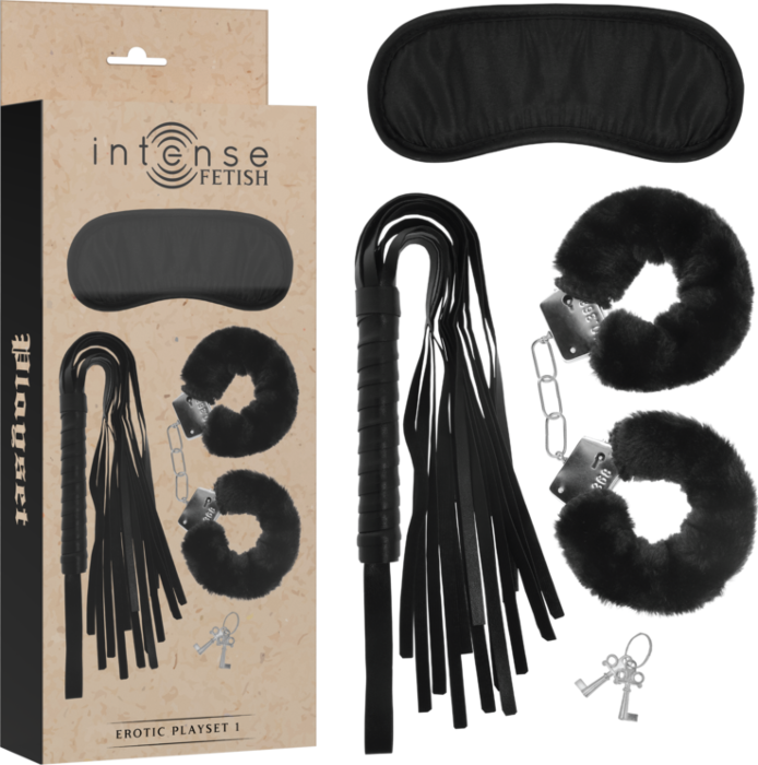 BDSM Set INTENSE Fetish Vegan Leather Pleasure