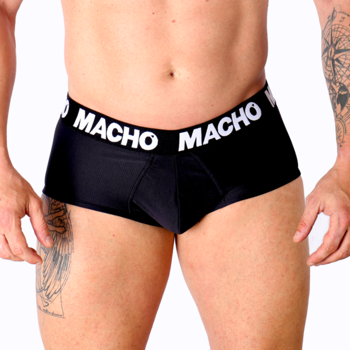 Macho Underwear Slip MS30NG Black Comfort Fit