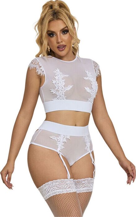 Lingerie Set SUBBLIME 954048 White L/XL