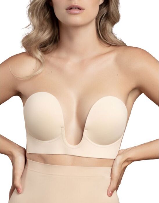 U Bra Bye Bra Beige Cup C Seamless Solution