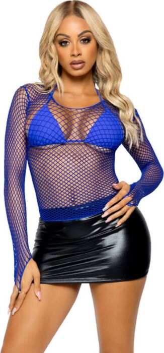 Leg Avenue Fishnet Long-Sleeve Top Leg Avenue Fishnet Long-Sleeve Top